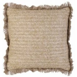 Paris Prix - Coussin Déhoussable "raphia" 40x40cm Naturel