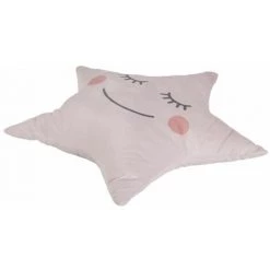 Paris Prix - Coussin Déco Enfant "étoile" 37x44cm Rose -France Coussin et housse de coussin Soldes Boutique 33674847 3