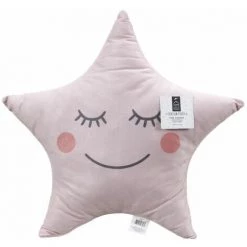 Paris Prix - Coussin Déco Enfant "étoile" 37x44cm Rose -France Coussin et housse de coussin Soldes Boutique 33674847 4
