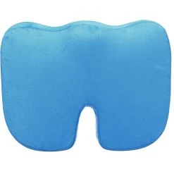 ZEBRAA 45x35x7cm Coussin De Siège Doux Et Portable En Mousse Lavable En Mousse à Mémoire De Forme Bleue -France Coussin et housse de coussin Soldes Boutique 33768520 4