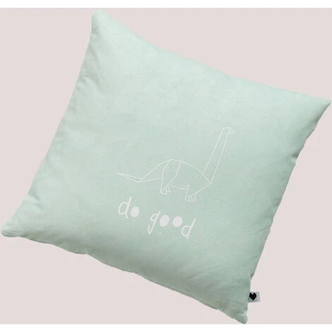 Coussin Carré En Coton (43x43 Cm) Dinus Kids SKLUM Coton - Mousse De Céladon 1 Coussin Carré En Coton (43x43 Cm) Dinus Kids SKLUM Coton - Mousse De Céladon