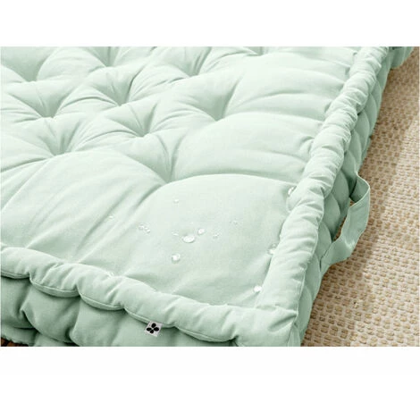 ACTOME Matelas Palette Kala Menthe Coton - Glacier 2 ACTOME Matelas Palette Kala Menthe Coton - Glacier – Image 2