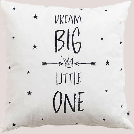 Coussin Carré En Coton (43x43 Cm) Dream Kids SKLUM Polyester - Blanc Cassé 1 Coussin Carré En Coton (43x43 Cm) Dream Kids SKLUM Polyester - Blanc Cassé