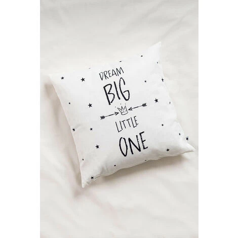 Coussin Carré En Coton (43x43 Cm) Dream Kids SKLUM Polyester - Blanc Cassé 2 Coussin Carré En Coton (43x43 Cm) Dream Kids SKLUM Polyester - Blanc Cassé – Image 2