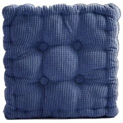 Betterlife Galette De Chaise， Coussin D'assise， 40 X 40 Cm, Bleu