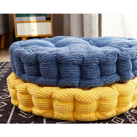 Betterlife Galette De Chaise, Coussin D'assise, 40 X 40 Cm, Jaune 4 Betterlife Galette De Chaise, Coussin D'assise, 40 X 40 Cm, Jaune – Image 4