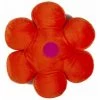 THEDECOFACTORY GONZO FLOWER - Coussin En Suédine En Forme De Fleur Orange Diam.65 - Orange