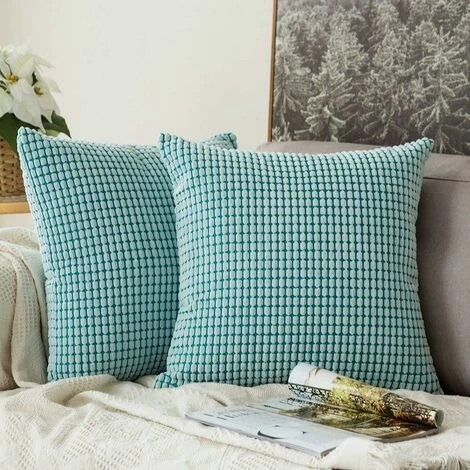 Triomphe Housse De Coussin Triomphe, Housse De Coussin 2 Pièces En Peluche Carré Bleu Ciel, Convient Pour Table De Salon, Chaise, Coussin De Canapé Lit 1 Triomphe Housse De Coussin Triomphe, Housse De Coussin 2 Pièces En Peluche Carré Bleu Ciel, Convient Pour Table De Salon, Chaise, Coussin De Canapé Lit