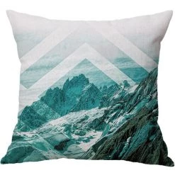 Triomphe Housse De Coussin Triomphe, 4 Pièces De Taies D'oreiller Géométriques Abstraites En Coton Et Lin, Résistantes à L'usure Et Douces, Convient Pour Table De Salon, Chaise, Coussin De Canapé-lit -France Coussin et housse de coussin Soldes Boutique 34964509 4