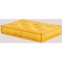 Coussin Double Pour Canapé Modulable En Coton Dhel SKLUM Coton - Orange Mango