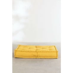 Coussin Double Pour Canapé Modulable En Coton Dhel SKLUM Coton - Orange Mango -France Coussin et housse de coussin Soldes Boutique 34977973 3