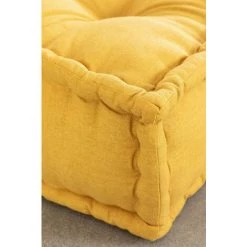Coussin Double Pour Canapé Modulable En Coton Dhel SKLUM Coton - Orange Mango -France Coussin et housse de coussin Soldes Boutique 34977973 5