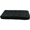 NO-NAME Coussin De Palette En Coton Coloré 120 X 60 Cm Noir - Noir