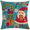 ASUPERMALL 1 Pc Decorations De Noel Pour Noel Taie D'Oreiller Pillow Cover Coussin Decor A La Maison, Type 1 - Type 1