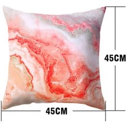 ASUPERMALL Taie D'Oreiller Colore 45 * 45CM Geometrique Marbre Texture Taie D'Oreiller Super Doux Throw Canape Lit Housse De Coussin Protecteur, Type 15 - Type 15 -France Coussin et housse de coussin Soldes Boutique 35812154 4