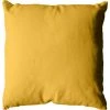 ENJOY HOME Coussin Déhoussable CHABY 100% Bachette Polyester - 40 X 40 Cm Uni JAUNE