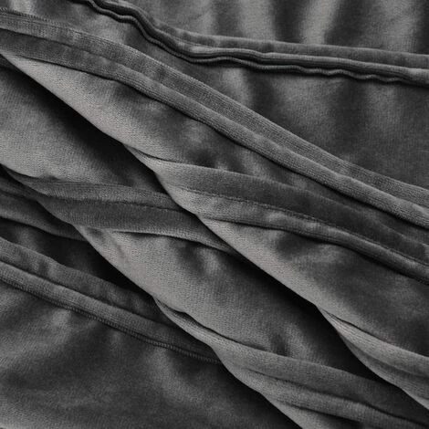 BEARSU Lot De 2 Taies D'oreiller Décoratives Grises 18 X 18 Taies D'oreiller Housses De Coussin En Velours De Coton Pour Salon Chambre, Gris 5 BEARSU Lot De 2 Taies D'oreiller Décoratives Grises 18 X 18 Taies D'oreiller Housses De Coussin En Velours De Coton Pour Salon Chambre, Gris – Image 5