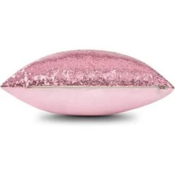 BEARSU Lot De 2 Taies D'oreiller Or Rose Paillettes Scintillantes Taies D'oreiller Sirène Paillettes Taies D'oreiller Housses De Coussin Taies D'oreiller Fête Décoration De Vacances 18 X 18 Pouces 9 BEARSU Lot De 2 Taies D'oreiller Or Rose Paillettes Scintillantes Taies D'oreiller Sirène Paillettes Taies D'oreiller Housses De Coussin Taies D'oreiller Fête Décoration De Vacances 18 X 18 Pouces -France Coussin et housse de coussin Soldes Boutique 35895590 5