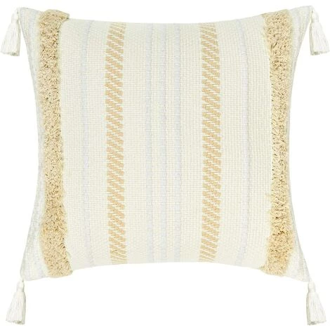 BEARSU Taie D'oreiller Tissée Boho Taie D'oreiller Capitonnée Tribale, Taie D'oreiller Tissée à Glands, Taie D'oreiller Décorative Maroc Taie D'oreiller De Ferme Pour Canapé, Canapé, Voiture, Chaise (18X18 Pouces) 1 BEARSU Taie D'oreiller Tissée Boho Taie D'oreiller Capitonnée Tribale, Taie D'oreiller Tissée à Glands, Taie D'oreiller Décorative Maroc Taie D'oreiller De Ferme Pour Canapé, Canapé, Voiture, Chaise (18X18 Pouces)