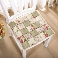 LangRay Coussins De Siège De Chaise Doux Et Confortables, Coussins De Chaise Carrés, Coussins De Chaise Chauds Pour Bureau à Domicile 40 * 40 Cm, Coton, 1103