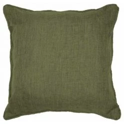 Paris Prix - Coussin Déco "newton" 40x40cm Kaki