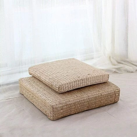 BEARSU Tatami Coussin De Sol Zafu Coussin De Méditation Pour Siège Naturel Coussin Respirant Respectueux De L'environnement Fabriqué à La Main Coussin De Siège Plat En Paille Tricotée/Coussin Futon En Paille Pour Yoga Zen 40 Cm (15,75 4,3 Pouces) 4 BEARSU Tatami Coussin De Sol Zafu Coussin De Méditation Pour Siège Naturel Coussin Respirant Respectueux De L'environnement Fabriqué à La Main Coussin De Siège Plat En Paille Tricotée/Coussin Futon En Paille Pour Yoga Zen 40 Cm (15,75 4,3 Pouces) – Image 4