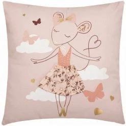 ATMOSPHERA Coussin Liberty Recto Verso Coton Et Polyester - Multicolore