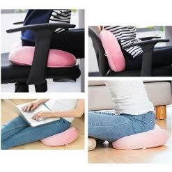 BRIDAY Coussin De Chaise Coussin D’Assise Pour Soulager Fesses Coccyx Pression Design Ergonomique Coussin Doux Avec Rembourrage Rose -France Coussin et housse de coussin Soldes Boutique 36813775 4