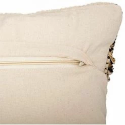 ATMOSPHERA, CRŽATEUR D'INTŽRIEUR Coussin Déco "Jute & Pompons" 45x45cm Ivoire -France Coussin et housse de coussin Soldes Boutique 36880328 3