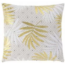 Paris Prix - Housse De Coussin Déco "oregold" 40x40cm Or