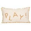 ATMOSPHERA FOR KIDS Coussin Déco Enfant "Pompons" 30x50cm Ocre