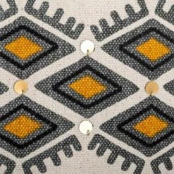 ATMOSPHERA, CRŽATEUR D'INTŽRIEUR Housse De Coussin Imprimé "Aztèque" 40x40cm Beige -France Coussin et housse de coussin Soldes Boutique 36890367 4