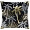 Paris Prix - Housse De Coussin "feanor" 40x40cm Noir & Or