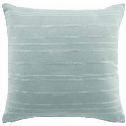 Paris Prix - Housse De Coussin "lilia" 40x40cm Vert D'eau