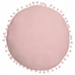 ATMOSPHERA FOR KIDS Coussin Déco Enfant "Pompons" 39cm Rose