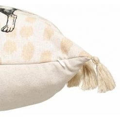 ATMOSPHERA FOR KIDS Coussin Enfant Lion "Range Pyjama" 40x40cm Jaune -France Coussin et housse de coussin Soldes Boutique 36891062 3