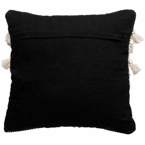 ATMOSPHERA, CRATEUR D'INTRIEUR Coussin Déco "Lurex" 45x45cm Noir & Blanc 2 ATMOSPHERA, CRATEUR D'INTRIEUR Coussin Déco "Lurex" 45x45cm Noir & Blanc – Image 2