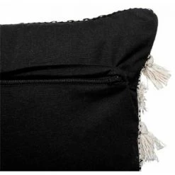 ATMOSPHERA, CRATEUR D'INTRIEUR Coussin Déco "Lurex" 45x45cm Noir & Blanc 7 ATMOSPHERA, CRATEUR D'INTRIEUR Coussin Déco "Lurex" 45x45cm Noir & Blanc -France Coussin et housse de coussin Soldes Boutique 36891413 3
