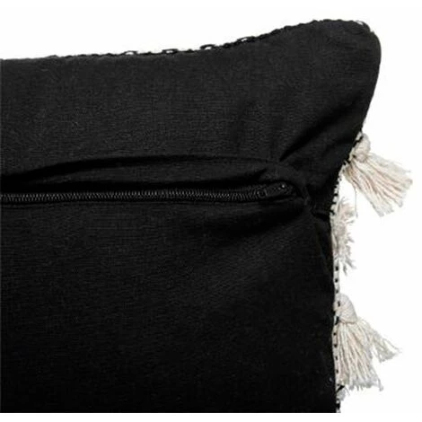 ATMOSPHERA, CRATEUR D'INTRIEUR Coussin Déco "Lurex" 45x45cm Noir & Blanc 3 ATMOSPHERA, CRATEUR D'INTRIEUR Coussin Déco "Lurex" 45x45cm Noir & Blanc – Image 3