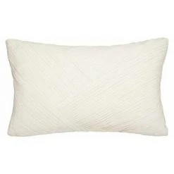 ATMOSPHERA, CRŽATEUR D'INTŽRIEUR Coussin Déco "Plis House" 30x50cm Ivoire