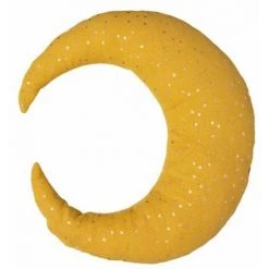 ATMOSPHERA FOR KIDS Coussin Enfant "Berlingot Lune" 28x32cm Ocre