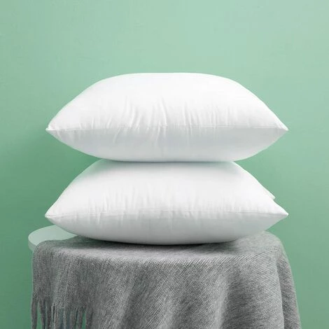 BRIDAY Coussins Décoratifs, Lot De 2 Coussinets Hypoallergéniques De Qualité Supérieure Pour Canapé-lit à Coussin Décoratif (18 X 18 Pouces) 2 BRIDAY Coussins Décoratifs, Lot De 2 Coussinets Hypoallergéniques De Qualité Supérieure Pour Canapé-lit à Coussin Décoratif (18 X 18 Pouces) – Image 2