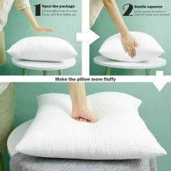 BRIDAY Coussins Décoratifs, Lot De 2 Coussinets Hypoallergéniques De Qualité Supérieure Pour Canapé-lit à Coussin Décoratif (18 X 18 Pouces) 8 BRIDAY Coussins Décoratifs, Lot De 2 Coussinets Hypoallergéniques De Qualité Supérieure Pour Canapé-lit à Coussin Décoratif (18 X 18 Pouces) -France Coussin et housse de coussin Soldes Boutique 37005335 4