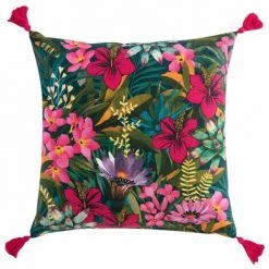 Paris Prix - Coussin Imprimé "eden Flower" 45x45cm Multicolore