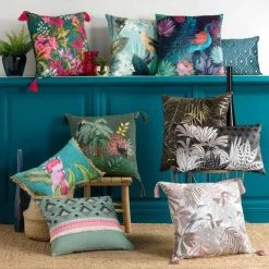 Paris Prix - Coussin Imprimé "eden Flower" 45x45cm Multicolore -France Coussin et housse de coussin Soldes Boutique 37259367 3