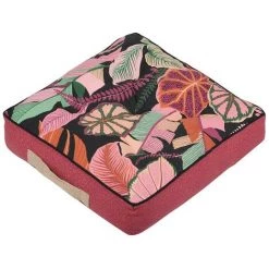 LOVELY CASA Coussin De Sol 45x45 Cm Deliciosa Coton - Rouge