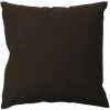 ENJOY HOME Coussin Carré Déhoussable LOLA 100% Coton Fermeture Par Zip - 40 X 40 Cm Uni CHOCOLAT FONCE