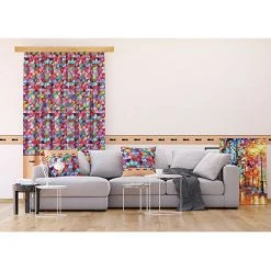 AG ART Coussin Triangles Couleurs - 45 Cm X 45 Cm - Multicolor -France Coussin et housse de coussin Soldes Boutique 37864702 3