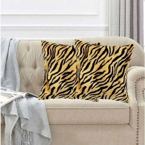 BARES 20x20 Pouces Animal Sauvage Peau De Léopard Doux Taies D'oreiller 2 Pièces Housse De Coussin Pour Enfants Canapé Maison Doux En Peluche Guépard Taies D'oreiller Peau D'animal Housse De Coussin 4 BARES 20x20 Pouces Animal Sauvage Peau De Léopard Doux Taies D'oreiller 2 Pièces Housse De Coussin Pour Enfants Canapé Maison Doux En Peluche Guépard Taies D'oreiller Peau D'animal Housse De Coussin – Image 4