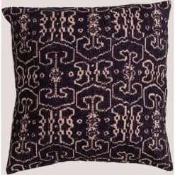 Coussin Carré En Coton (45x45 Cm) Biels SKLUM Coton - Violet Pourpre